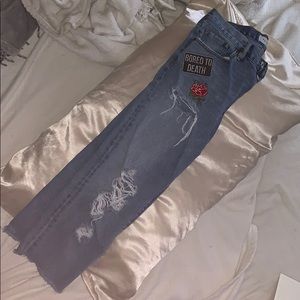 Light wash “Girlfriend” Jeans